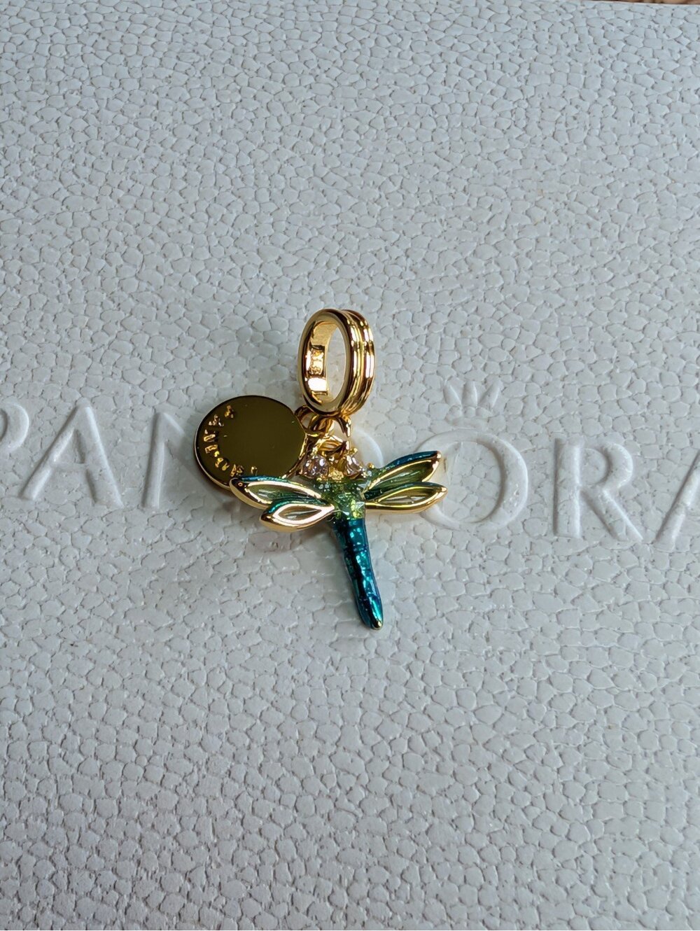 Pandora charm bead dragonfly